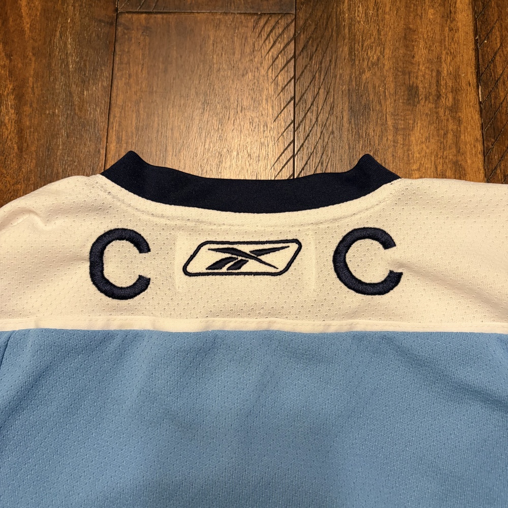 Pittsburgh Penguins Jersey Boys Medium Blue NHL Hockey Reebok S/M Throwback - Picture 9 of 10